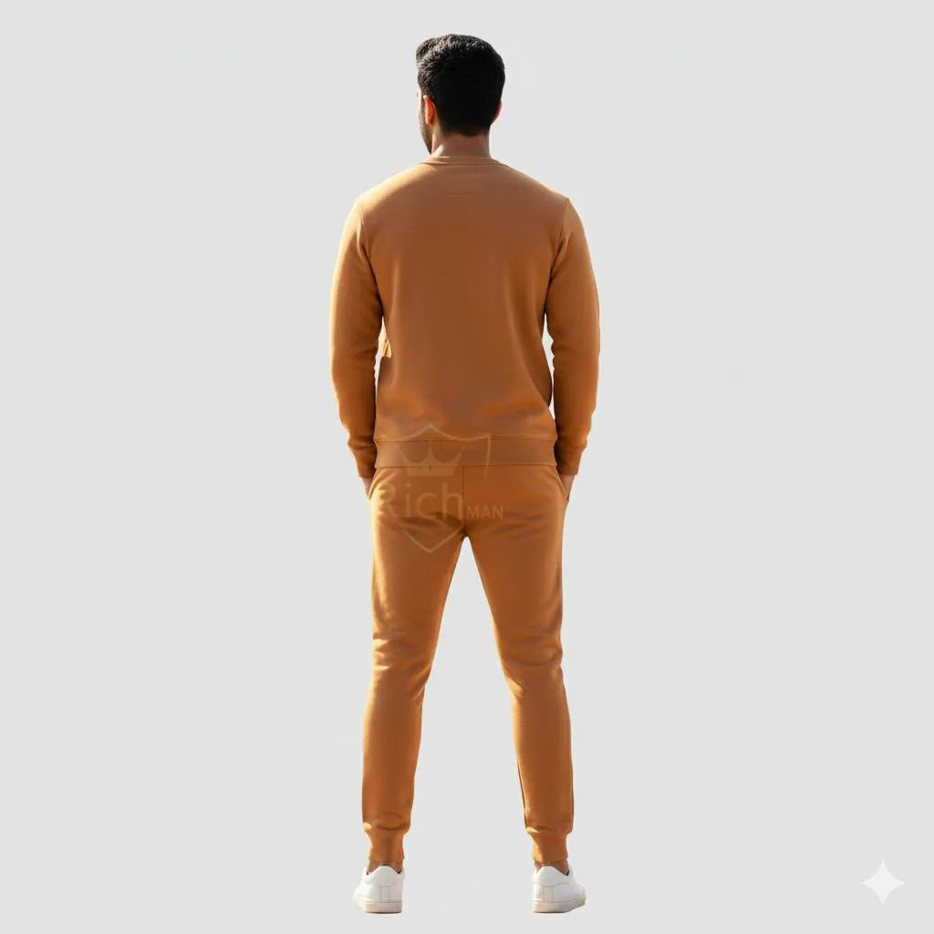 2 Pcs Men's LEGEND Fleece Printed Sweatshirt Track Suit