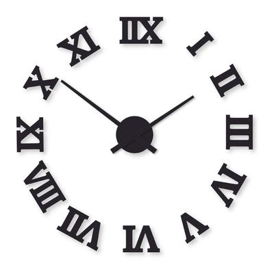 Beautiful Roman Digit Wood Wall Clock
