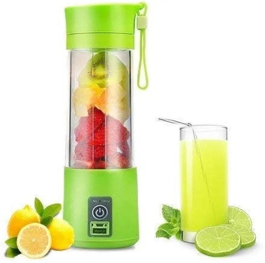Portable Electric Citrus Juicer Blender 500ml Green