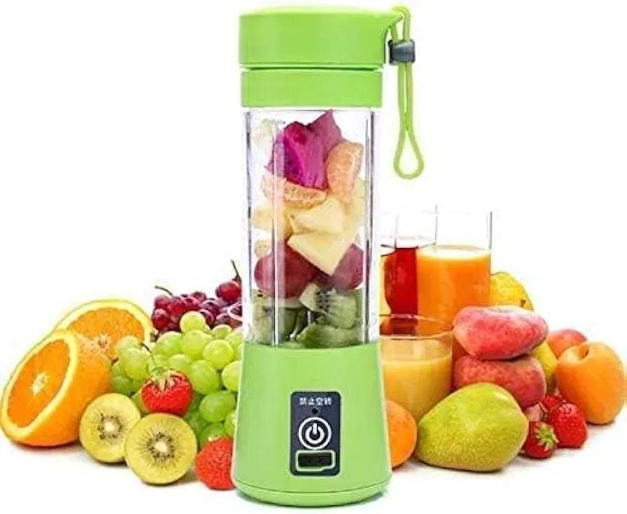 Portable Electric Citrus Juicer Blender 500ml Green