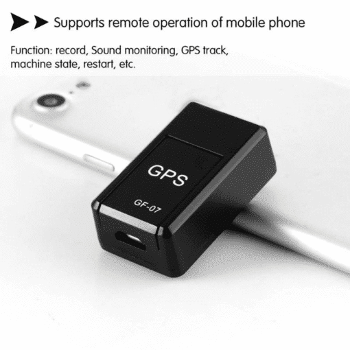 GPS Tracker | Mini Magnetic GPS Tracker Device | GF-07 – Real-Time Vehicle Locator for Car, Bike, Bicycle, Pets & Children | SIM Supported, Strong Magnetic Anti-Lost Locator | Long Battery, Mobile Live Monitoring | Pack of 1