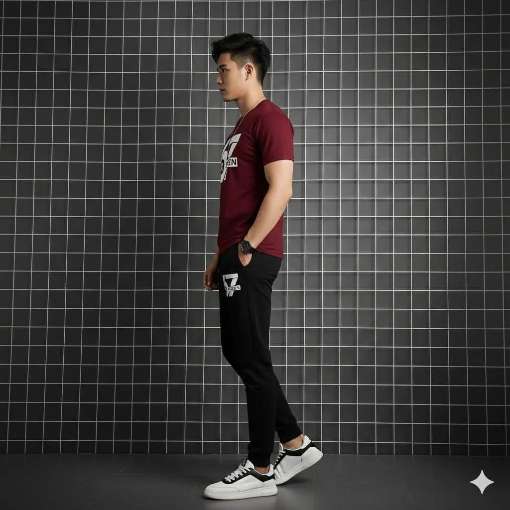 2 Pcs Polyester Printed Track Suit