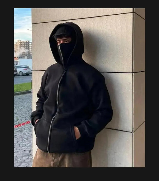 2 Pcs Men's Fleece Plain Hoodie Track Suit