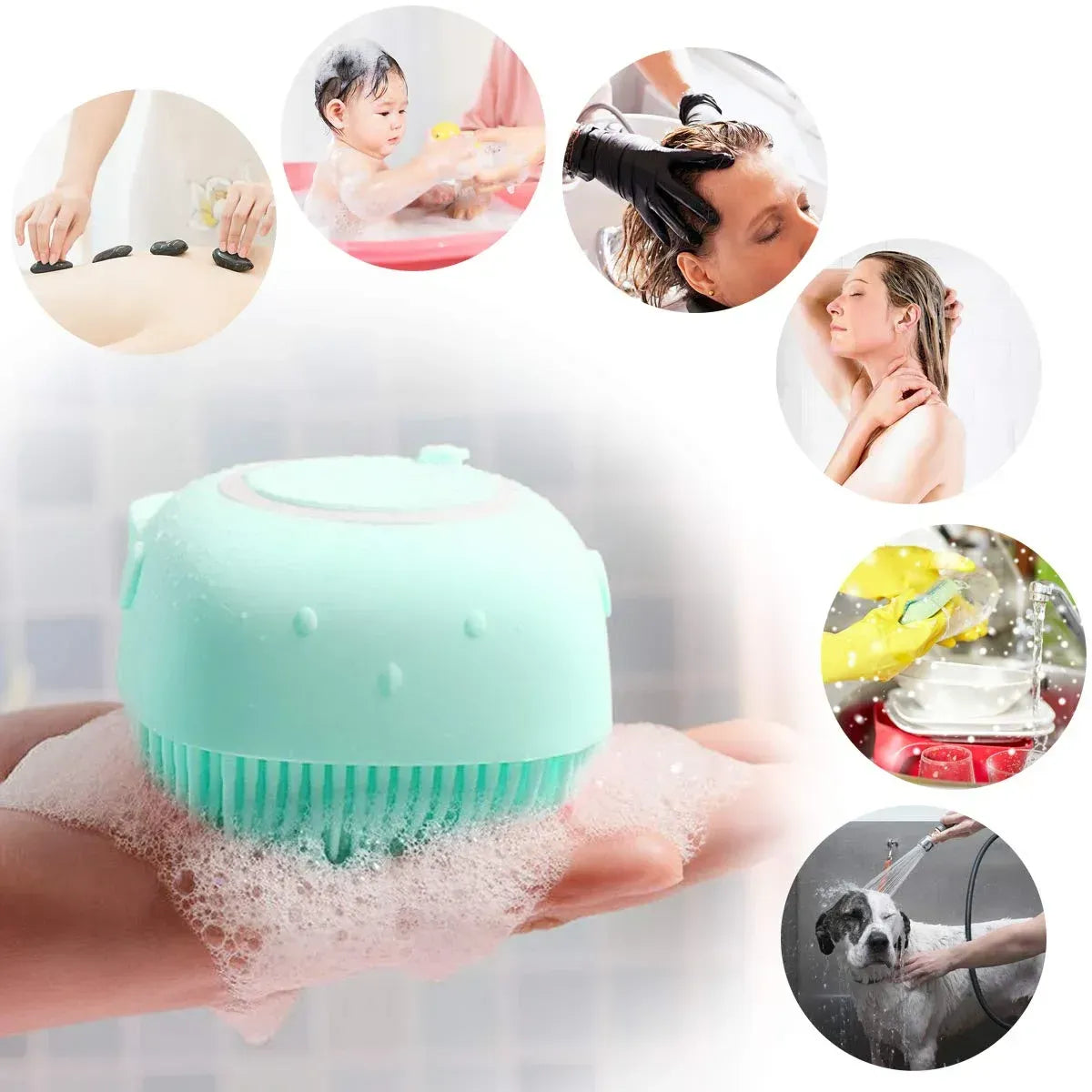 Soft Silicone Bath Body Brush(Buy 1 Get 1 Free)
